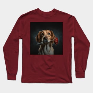 Beagle My Valentine Date Long Sleeve T-Shirt